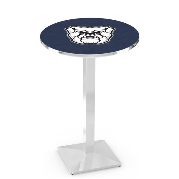 42" Chrome Butler University Pub Table